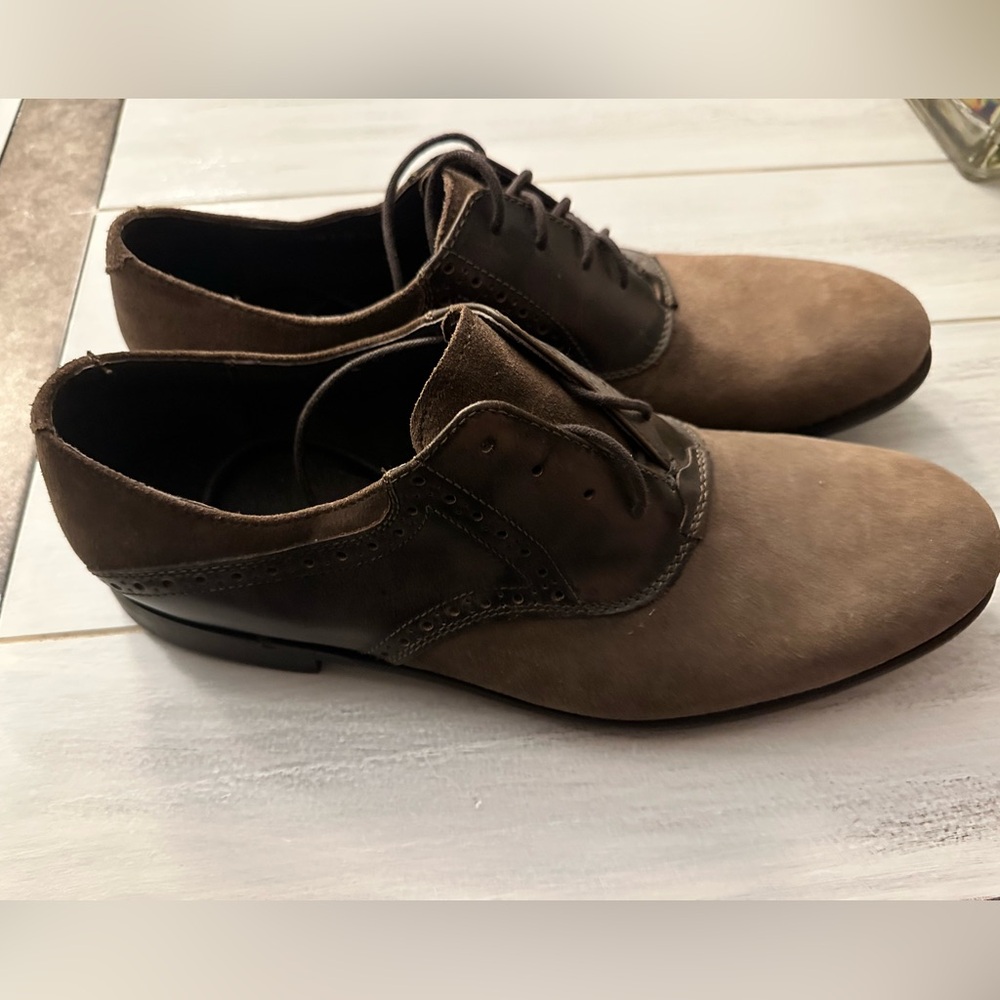 Men's Brown Leather Dress Shoes